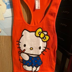 Sanrio Y2K Hello Kitty Racerback Tank Top Active